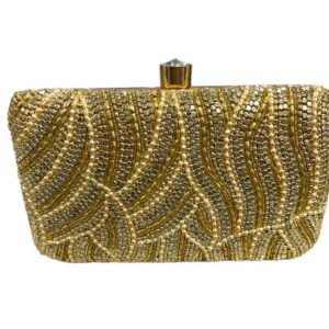 Antique Golden Clutch Handbag