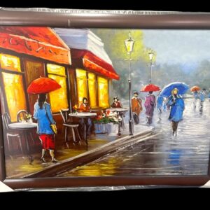 Misty Mood Canvas Wooden Frame Scenery