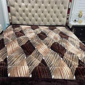 Super Soft King Size Mink Indian Quilt - Luxury & Warmth