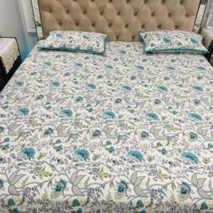 Royal Double Bedsheet With 2 Pillow Covers