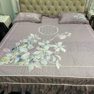 LAVANYA 3 PCS COTTON BED-COVER SET