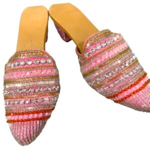 Elite Pink Pearl Trendy Heel Jutti