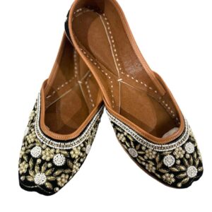 Black Punjabi Khussa