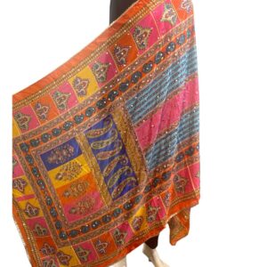 Handcrafted Mirror Work Pakistani Dupatta