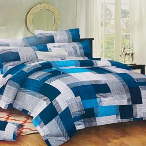 K35 100% Cotton Rajasthani Jaipuri Printed Bedsheet With 2 Pillow Covers - (King/Double Bed)