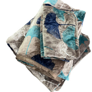 Super Home Grey Floweriest King Size Quilt Cover Set 4 pc